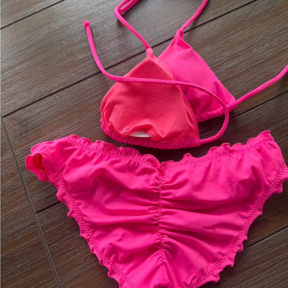 Hot Pink Pink Bikini Set - Picture 3 of 5